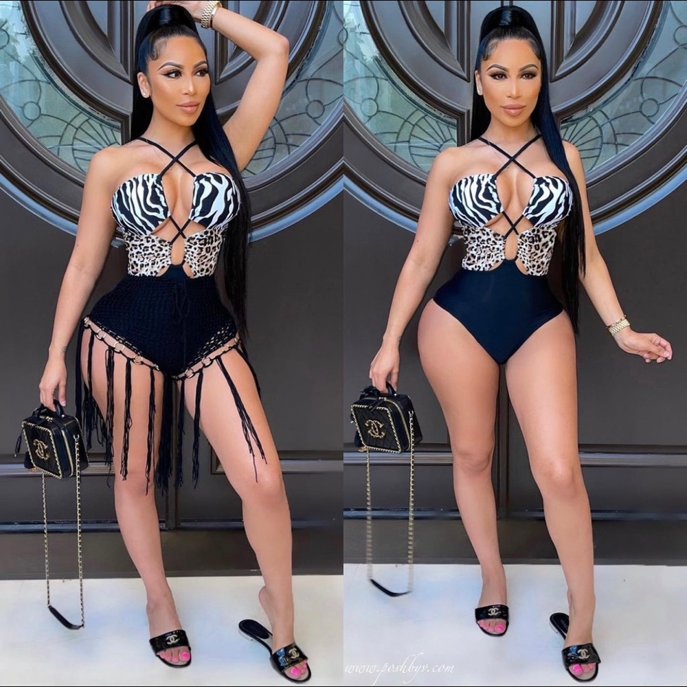 Animal Print Monokini